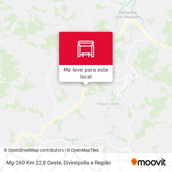Mg-260 Km 22,8 Oeste mapa