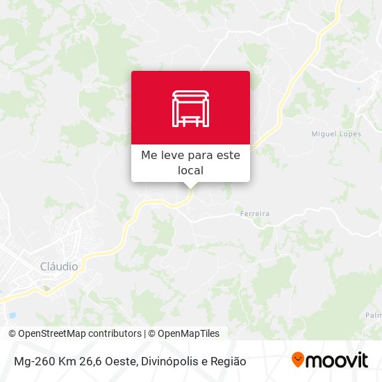 Mg-260 Km 26,6 Oeste mapa