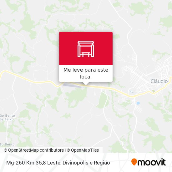 Mg-260 Km 35,8 Leste mapa