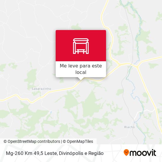 Mg-260 Km 49,5 Leste mapa