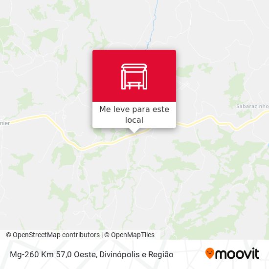 Mg-260 Km 57,0 Oeste mapa
