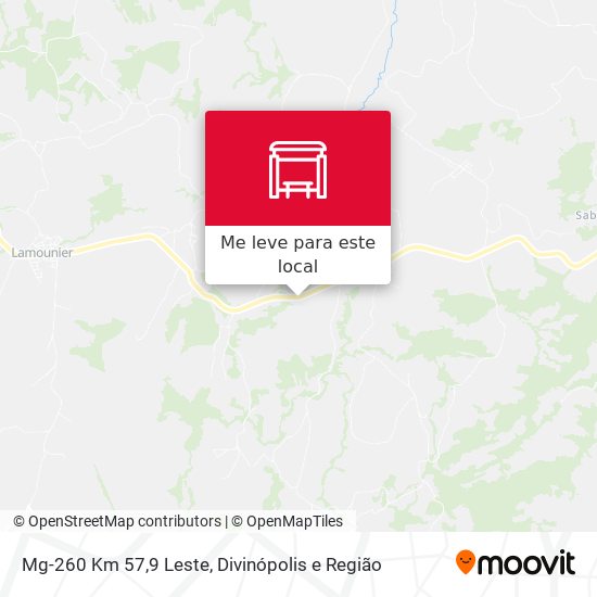 Mg-260 Km 57,9 Leste mapa