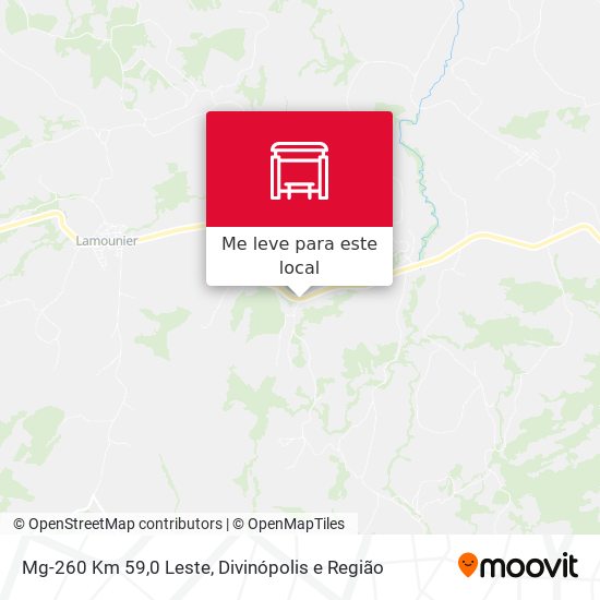 Mg-260 Km 59,0 Leste mapa