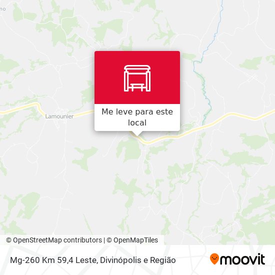 Mg-260 Km 59,4 Leste mapa