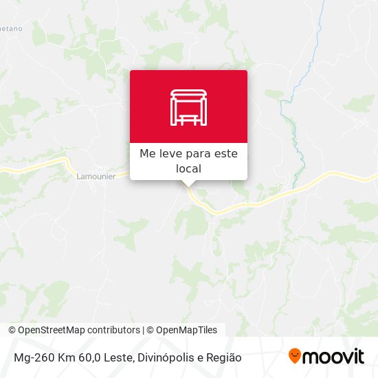 Mg-260 Km 60,0 Leste mapa