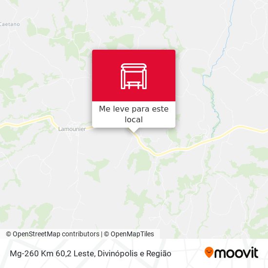 Mg-260 Km 60,2 Leste mapa