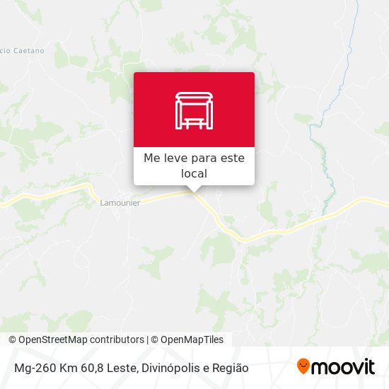 Mg-260 Km 60,8 Leste mapa