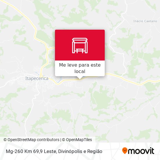 Mg-260 Km 69,9 Leste mapa