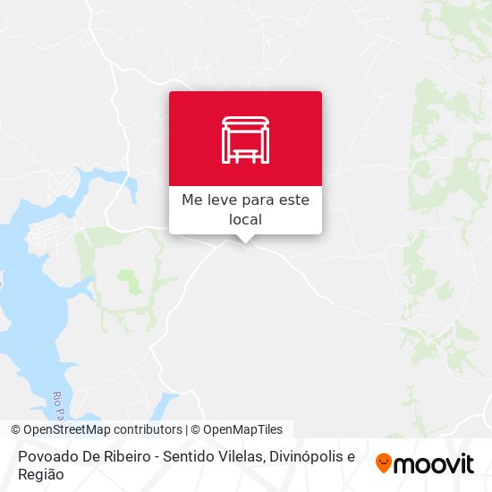 Povoado De Ribeiro - Sentido Vilelas mapa