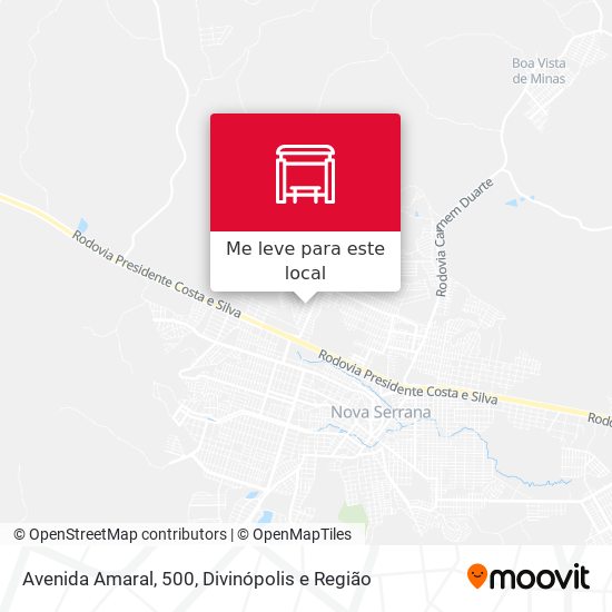 Avenida Amaral, 500 mapa