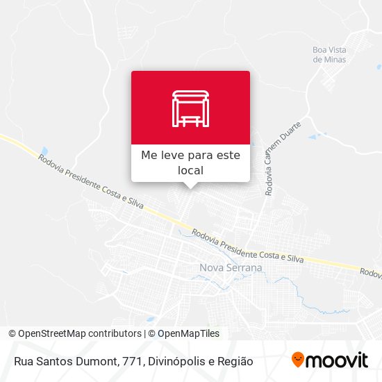 Rua Santos Dumont, 771 mapa