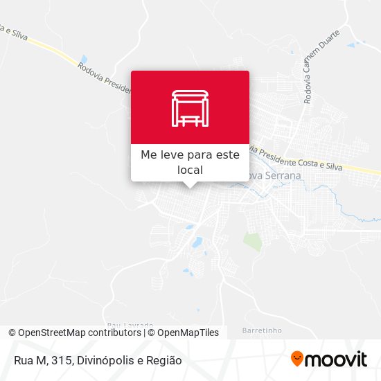 Rua M, 315 mapa