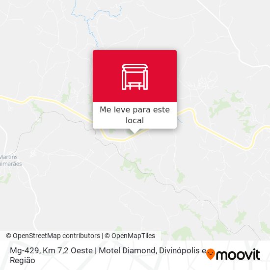 Mg-429, Km 7,2 Oeste | Motel Diamond mapa