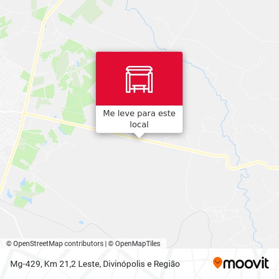 Mg-429, Km 21,2 Leste mapa