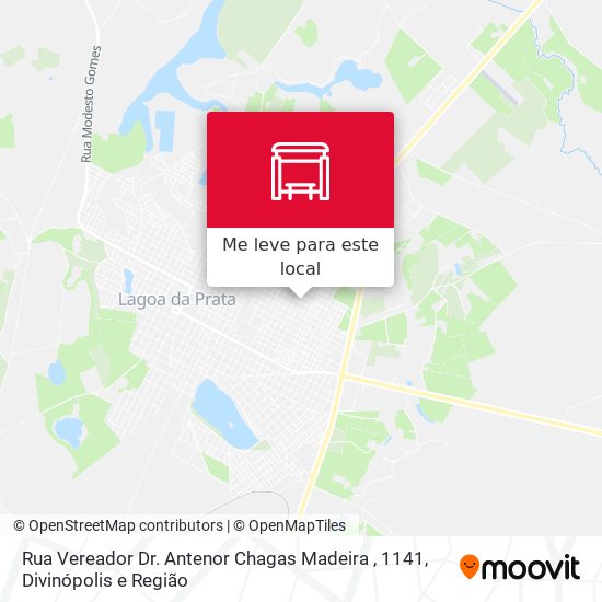 Rua Vereador Dr. Antenor Chagas Madeira , 1141 mapa