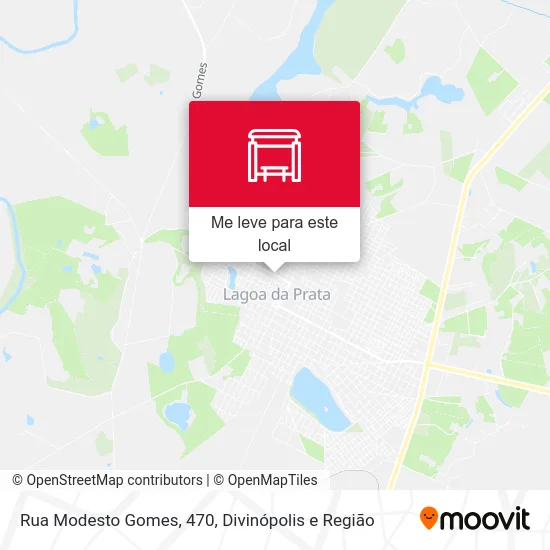 Rua Modesto Gomes, 470 mapa