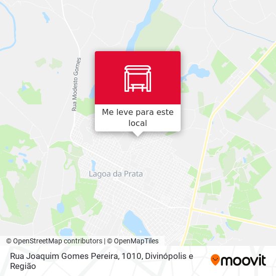 Rua Joaquim Gomes Pereira, 1010 mapa