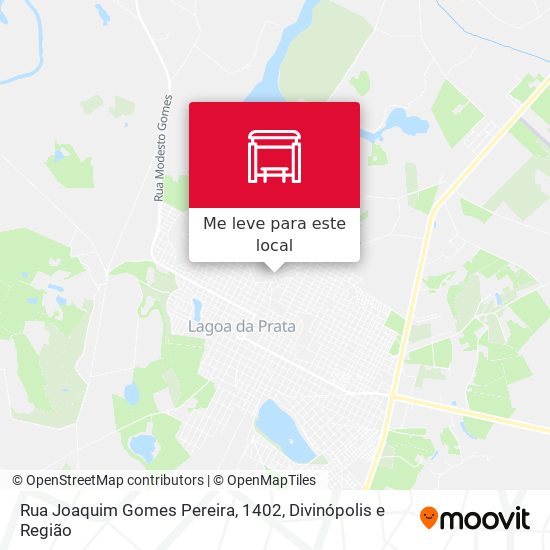 Rua Joaquim Gomes Pereira, 1402 mapa