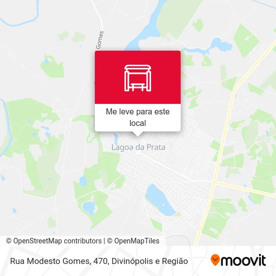 Rua Modesto Gomes, 470 mapa