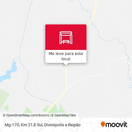Mg-170, Km 21,8 Sul mapa