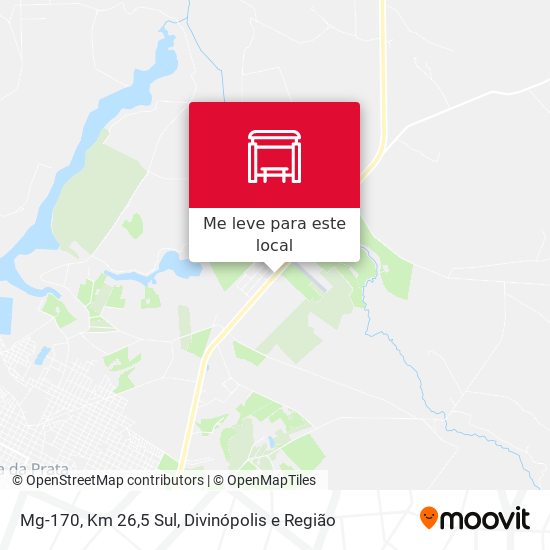 Mg-170, Km 26,5 Sul mapa