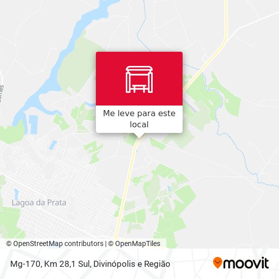 Mg-170, Km 28,1 Sul mapa