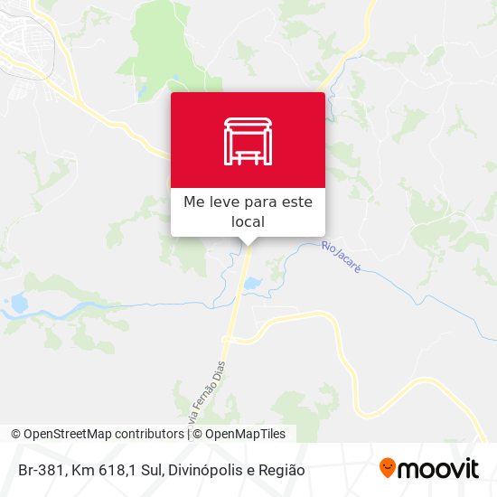 Br-381, Km 618,1 Sul mapa