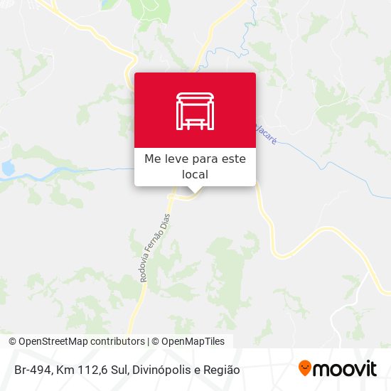 Br-494, Km 112,6 Sul mapa