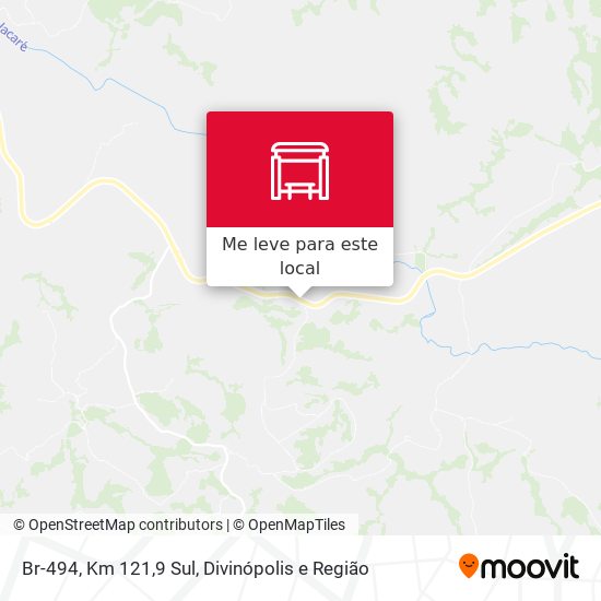 Br-494, Km 121,9 Sul mapa
