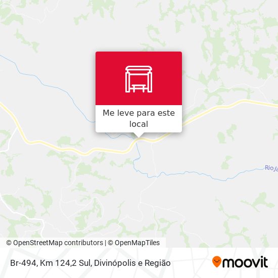Br-494, Km 124,2 Sul mapa