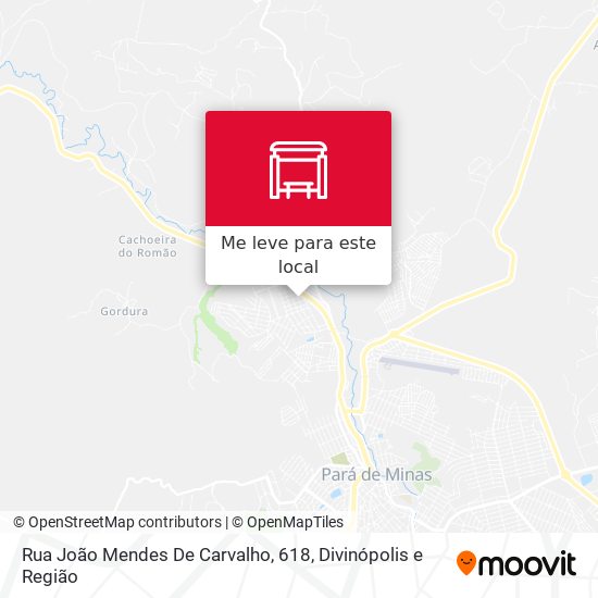 Rua João Mendes De Carvalho, 618 mapa