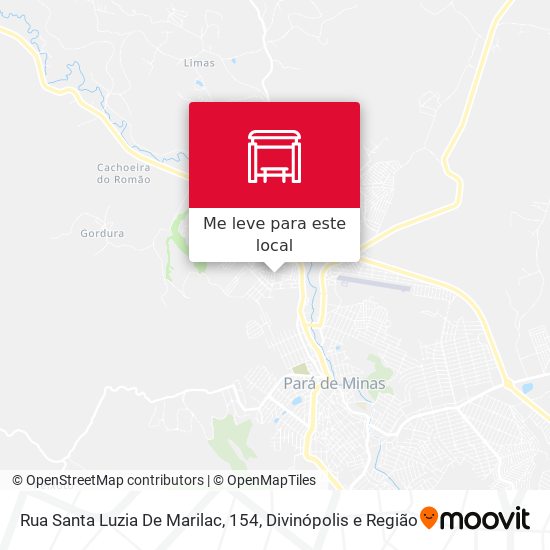 Rua Santa Luzia De Marilac, 154 mapa