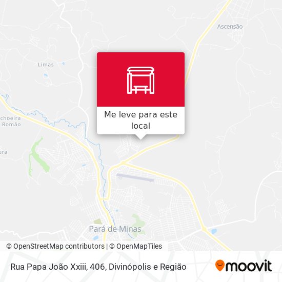 Rua Papa João Xxiii, 406 mapa