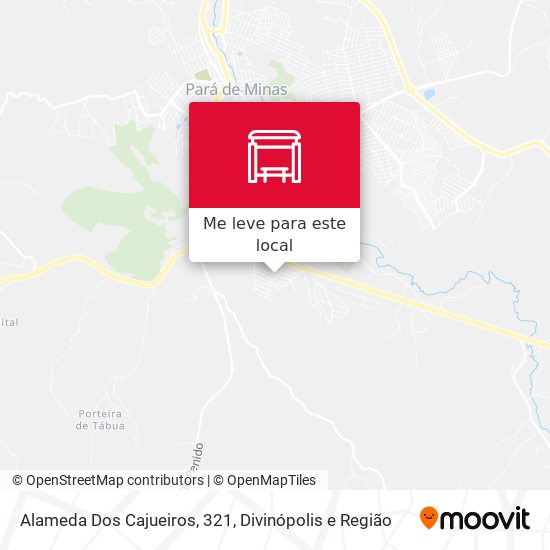 Alameda Dos Cajueiros, 321 mapa