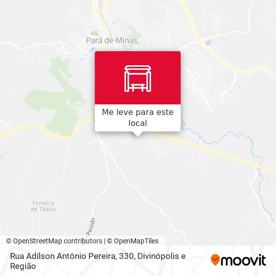 Rua Adílson Antônio Pereira, 330 mapa