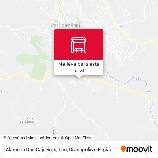 Alameda Dos Cajueiros, 156 mapa