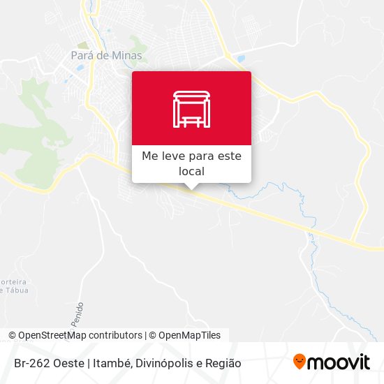 Br-262 Oeste | Itambé mapa