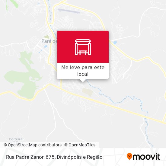 Rua Padre Zanor, 675 mapa