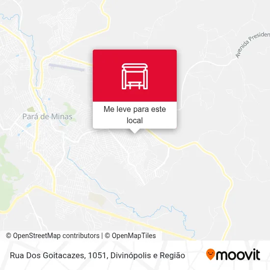 Rua Dos Goitacazes, 1051 mapa