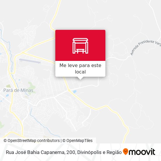 Rua José Bahia Capanema, 200 mapa