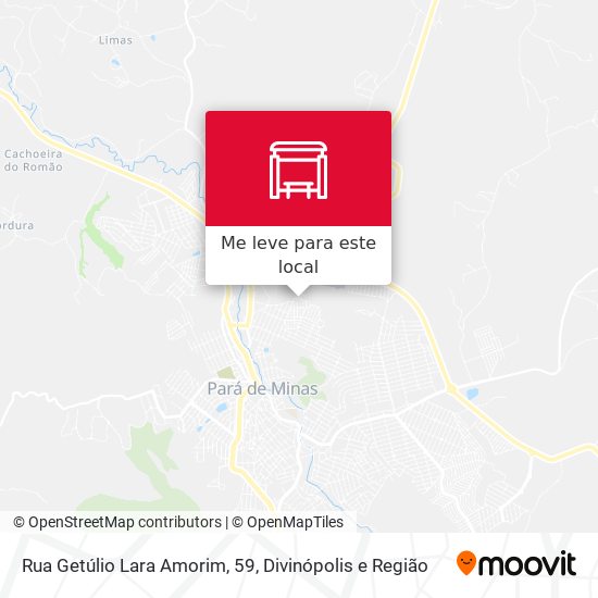 Rua Getúlio Lara Amorim, 59 mapa