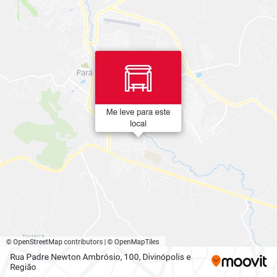 Rua Padre Newton Ambrósio, 100 mapa