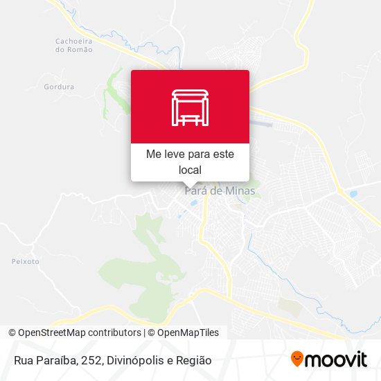 Rua Paraíba, 252 mapa