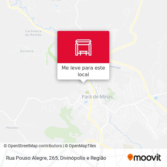 Rua Pouso Alegre, 265 mapa