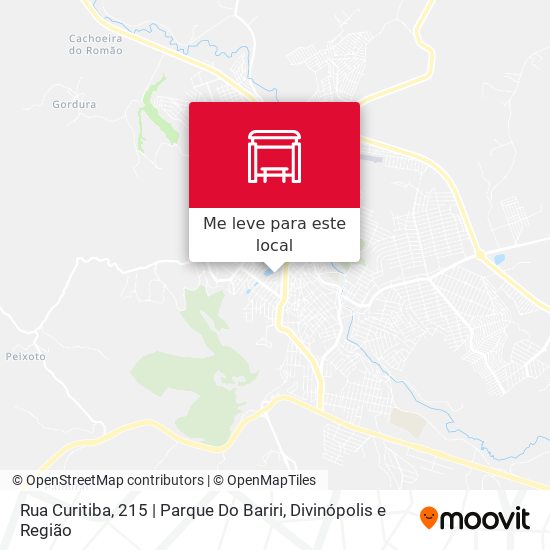 Rua Curitiba, 215 | Parque Do Bariri mapa