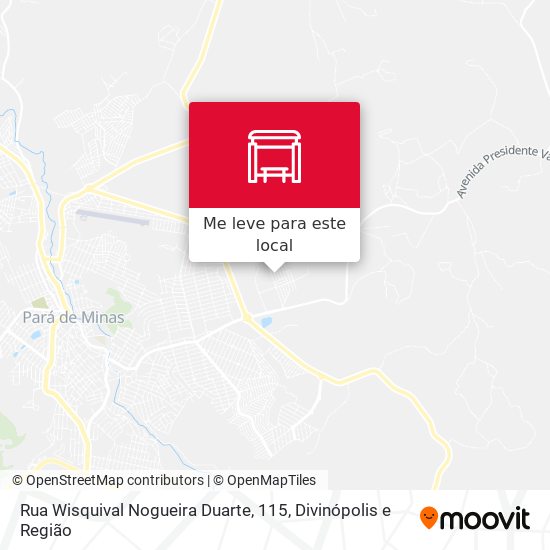 Rua Wisquival Nogueira Duarte, 115 mapa