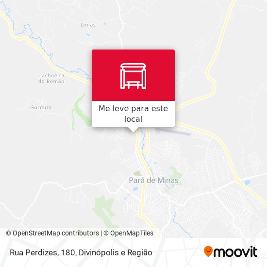 Rua Perdizes, 180 mapa