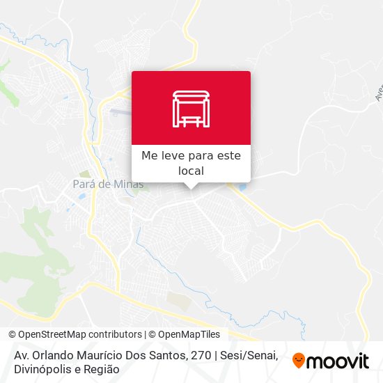 Av. Orlando Maurício Dos Santos, 270 | Sesi / Senai mapa