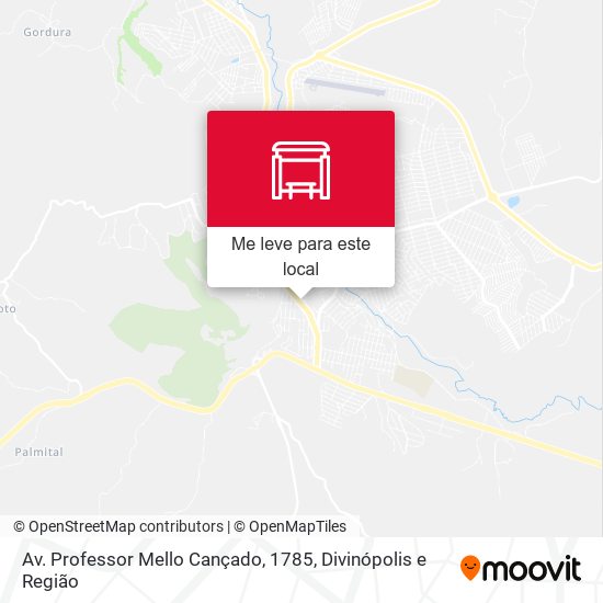 Av. Professor Mello Cançado, 1785 mapa