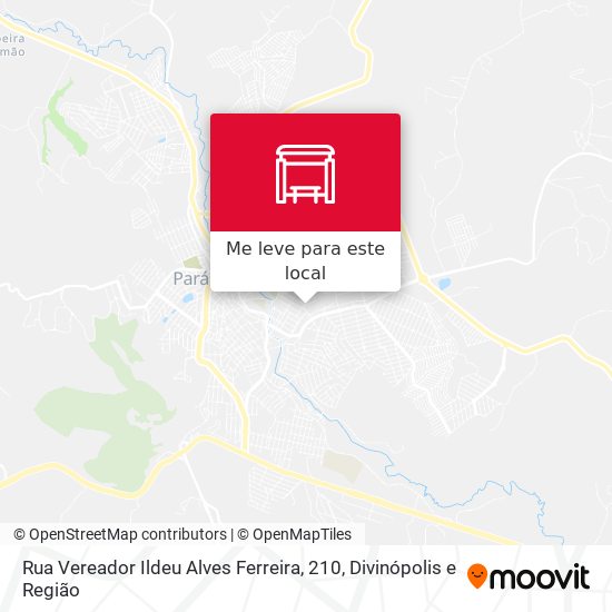 Rua Vereador Ildeu Alves Ferreira, 210 mapa